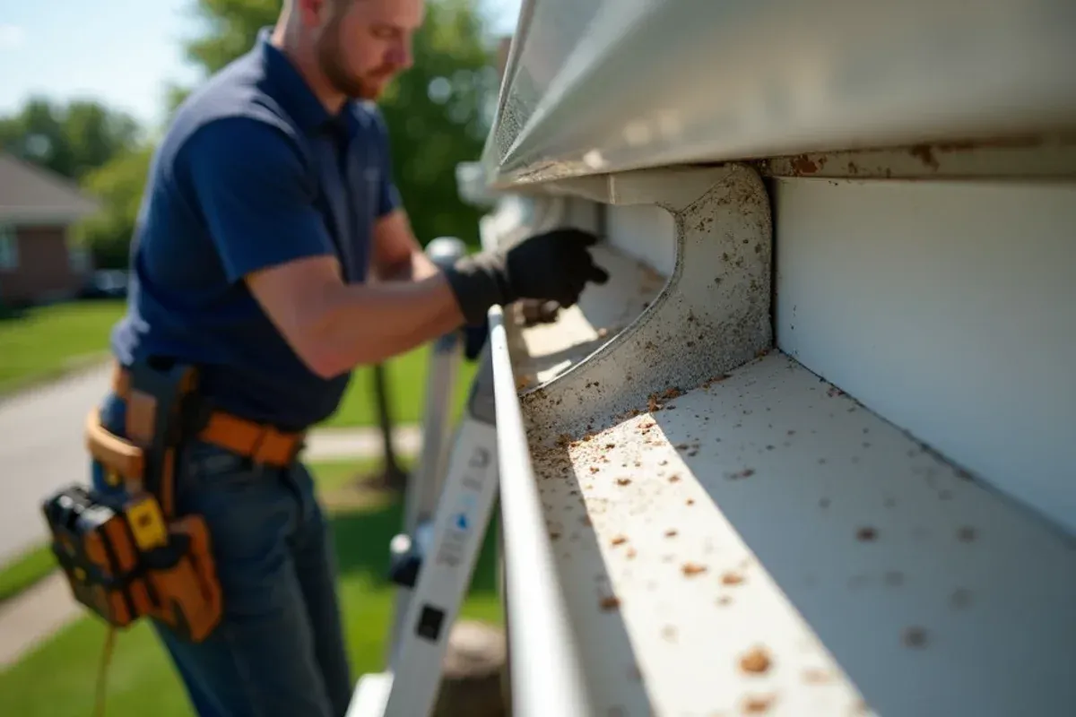 Technical repair and component fitting for downspout size: 2x3 vs 3x4 for iowa storms
