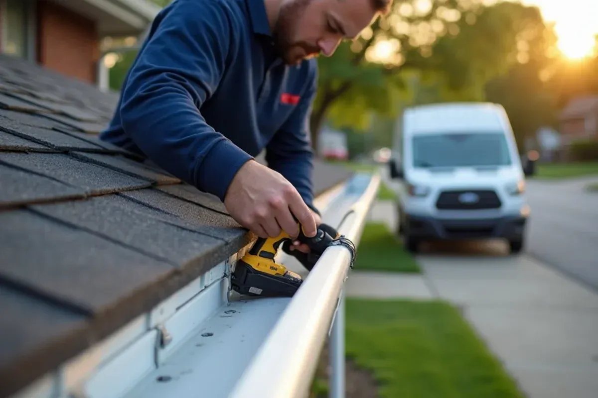 Technical repair and component fitting for gutter cleaning cost in des moines