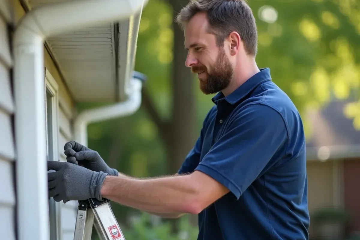 Diagnostic inspection for should new gutters go on before or after a new roof? on a Des Moines home