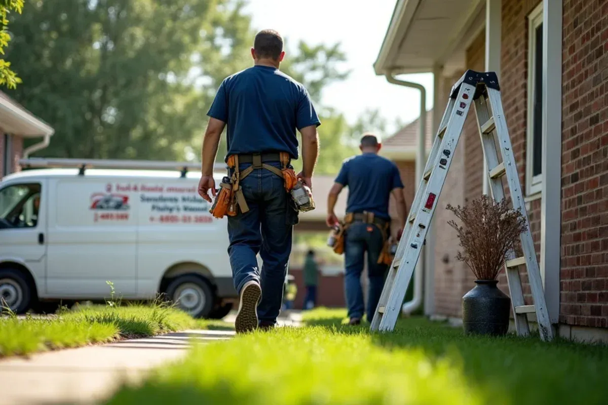 Completed drainage flow verification for should new gutters go on before or after a new roof?