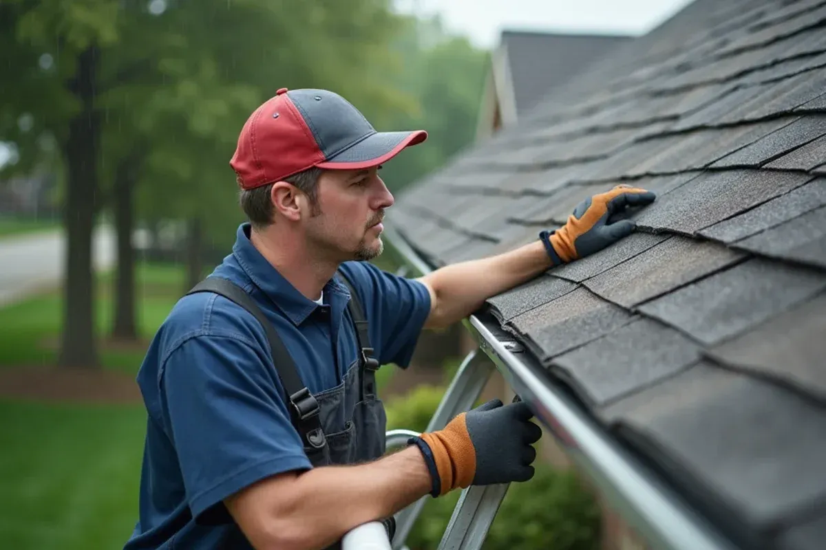 Diagnostic inspection for gutters overflowing in a downpour? what to do now on a Des Moines home