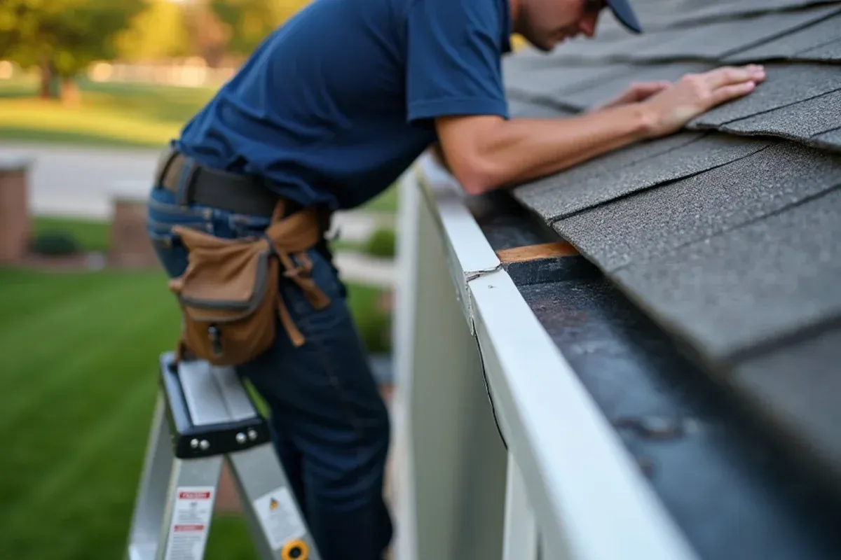 Fascia board and roof edge inspection for gutter guards