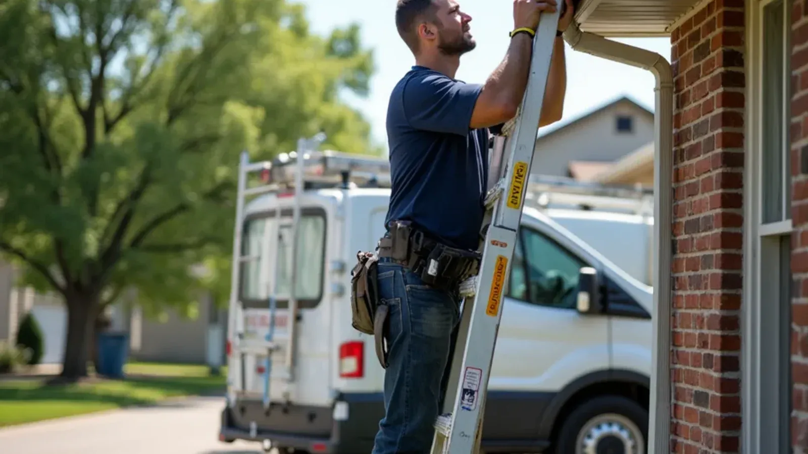 Leaking Gutter Repair service in Des Moines, IA by Palomeque Gutter LLC