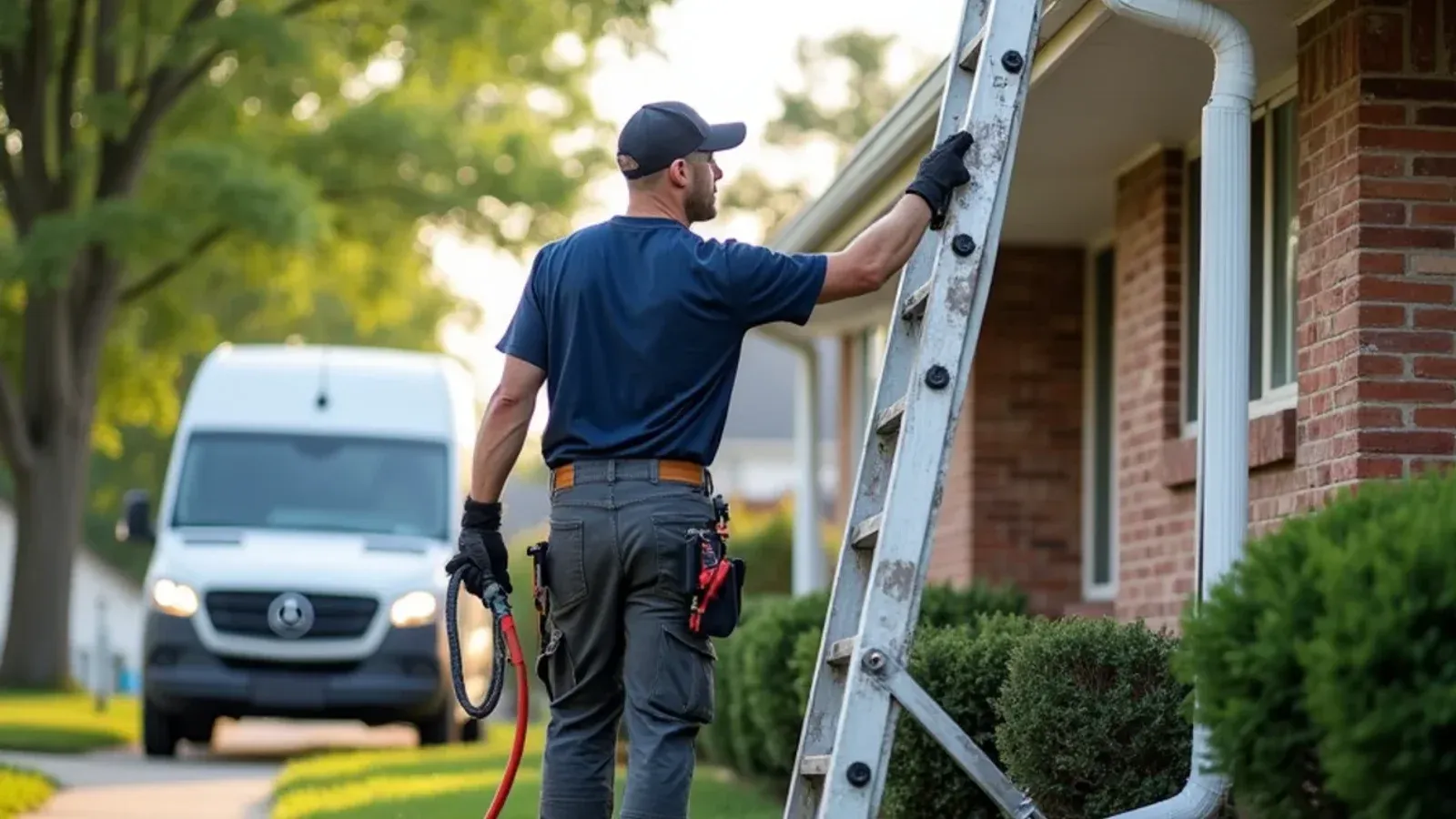 Power Washing service in Des Moines, IA by Palomeque Gutter LLC