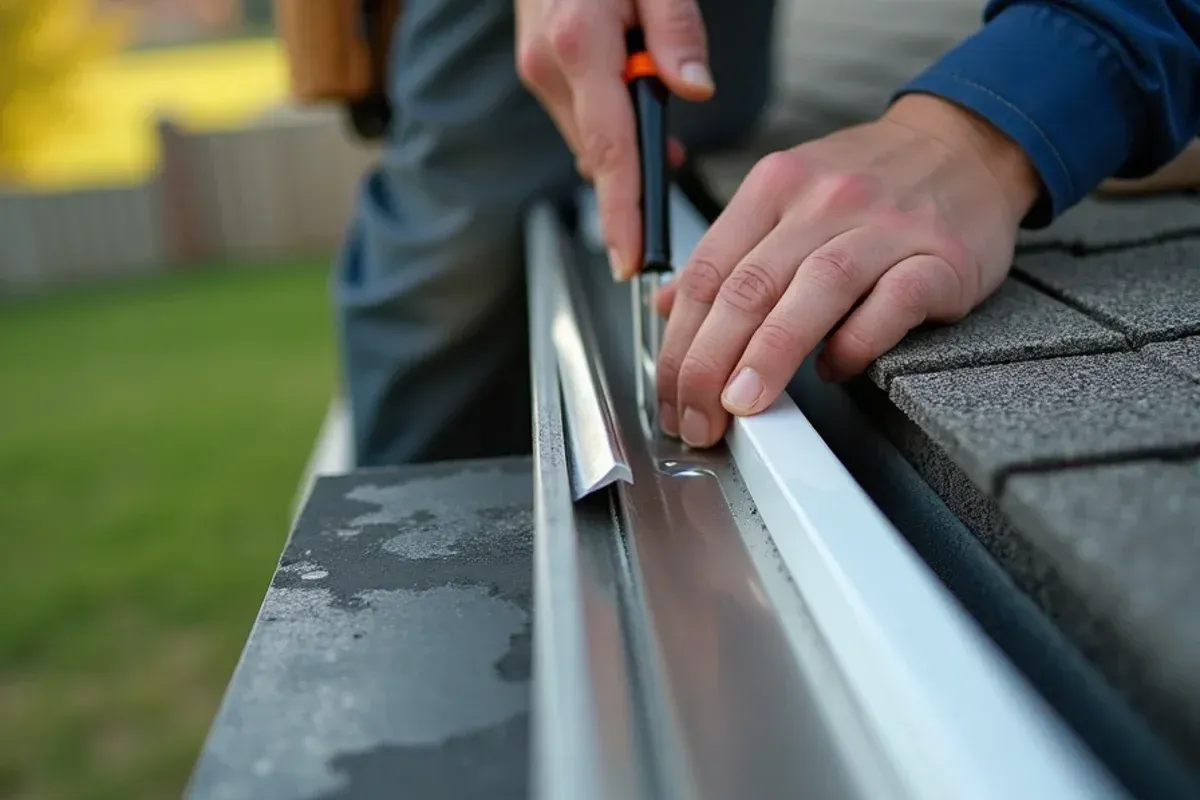 Fascia board evaluation and custom gutter installation in Altoona, IA