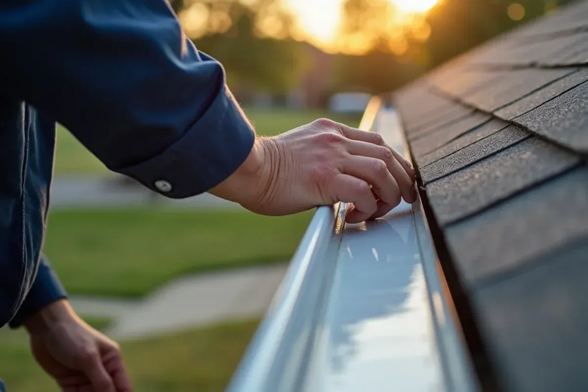 Fascia board evaluation and custom gutter installation in Ankeny, IA