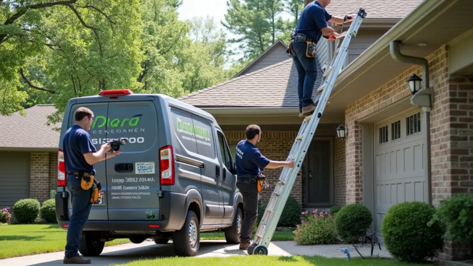 Seamless gutter service in West Des Moines, IA by Palomeque Gutter LLC