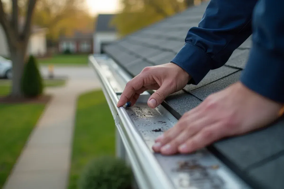Fascia board evaluation and custom gutter installation in Windsor Heights, IA