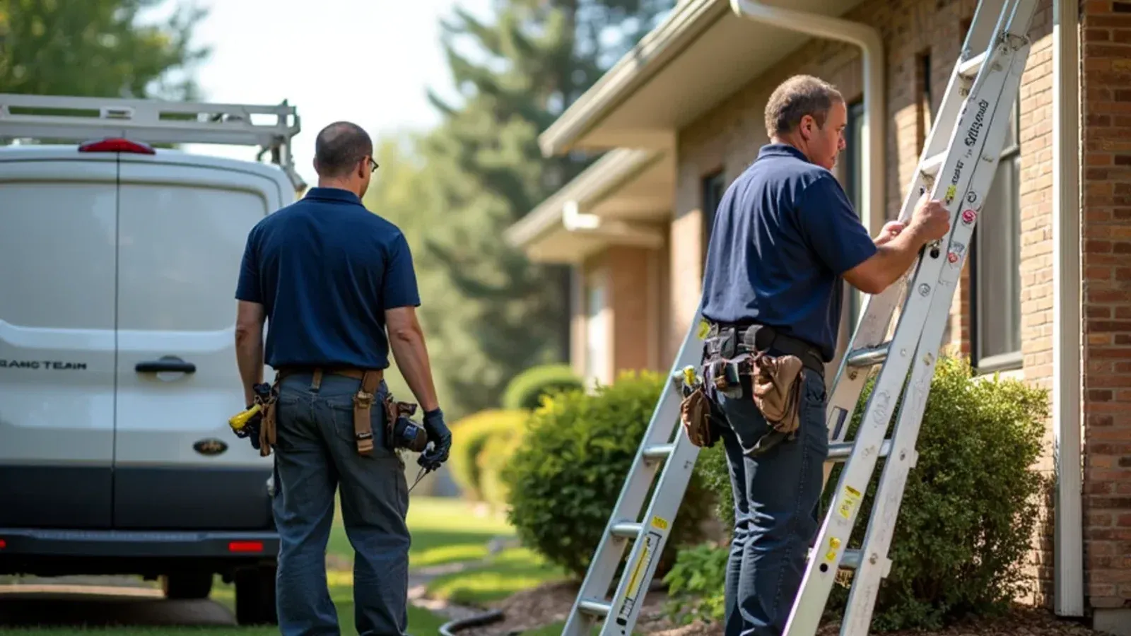 Underground Downspout Drains service in Des Moines, IA by Palomeque Gutter LLC